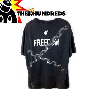 THE HUNDREDS Vintage 2006 ‘Freedom’ Black Shirt XL